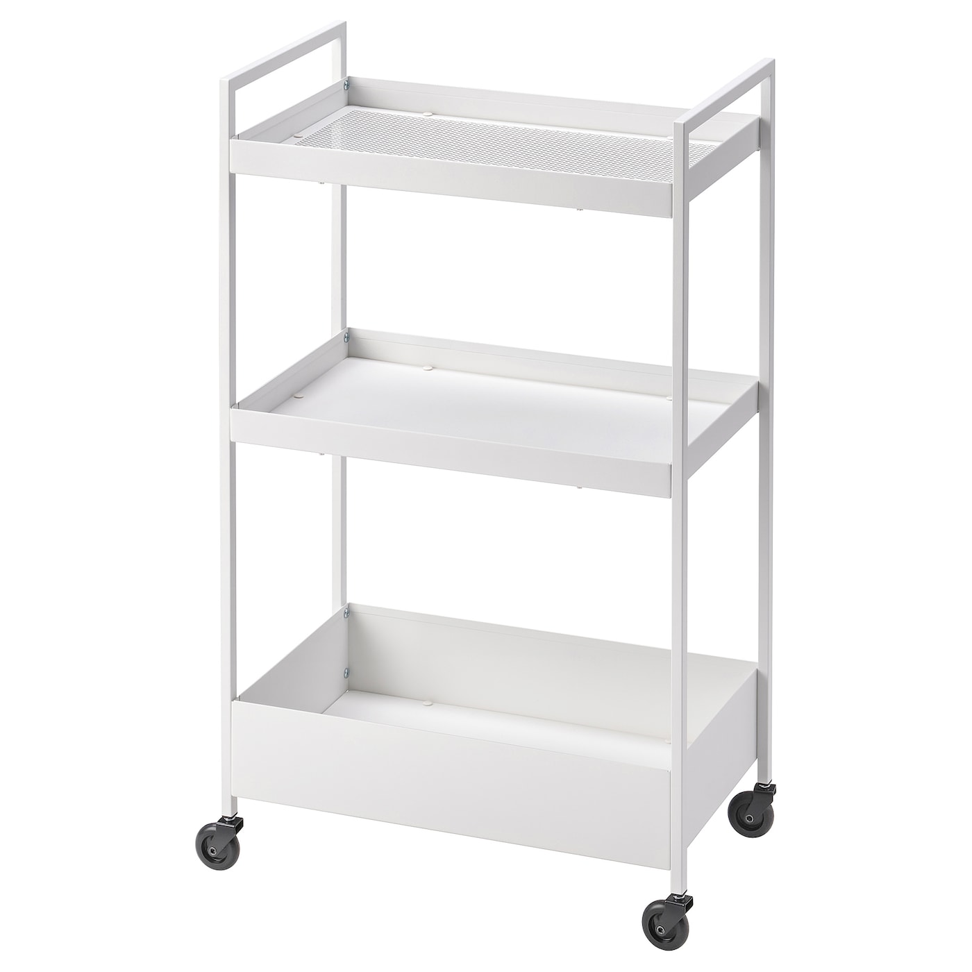 IKEA NISSAFORS Carrello Bianco 50.5x30x83 Cm