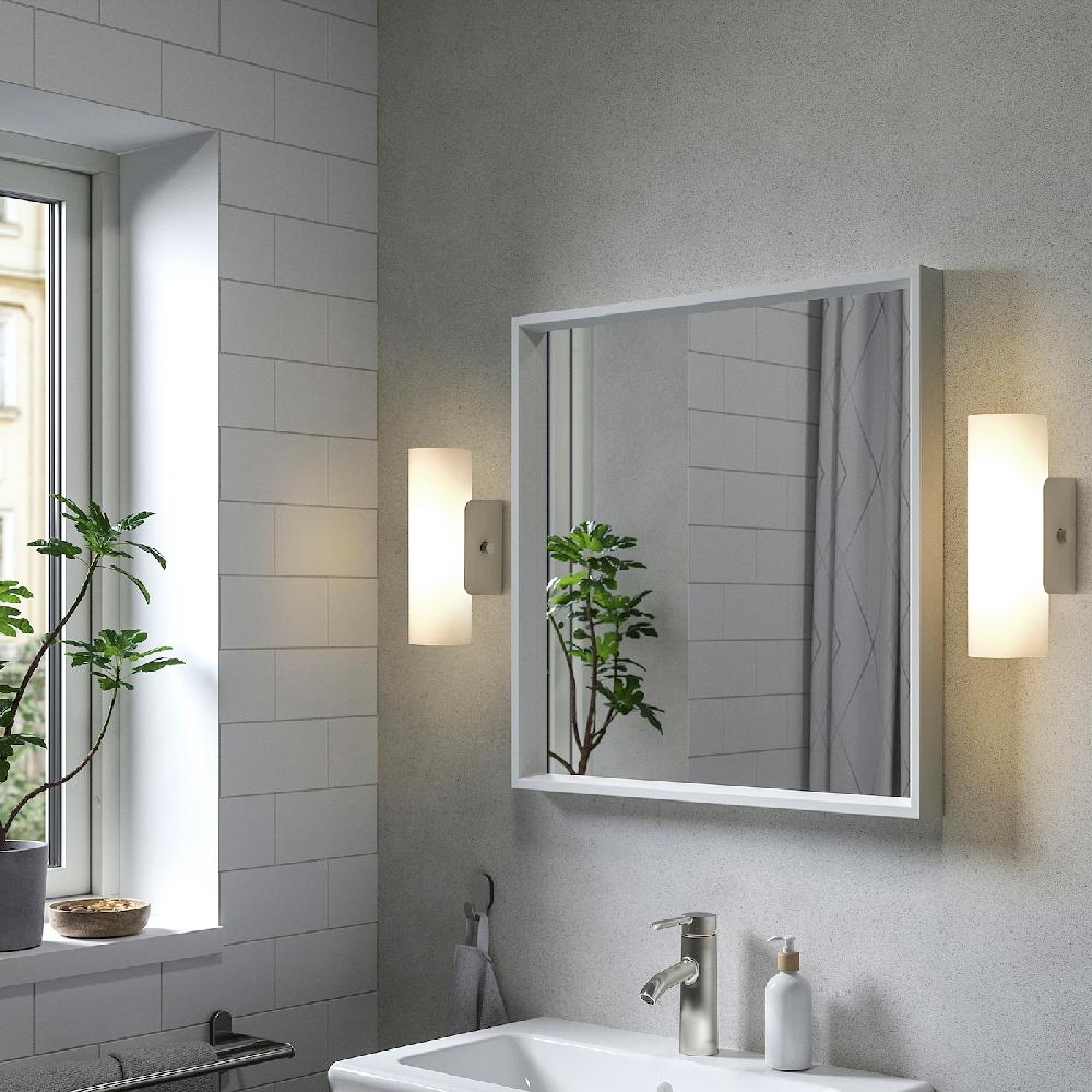 IKEA NISSEDAL Specchio Bianco 65x65 Cm