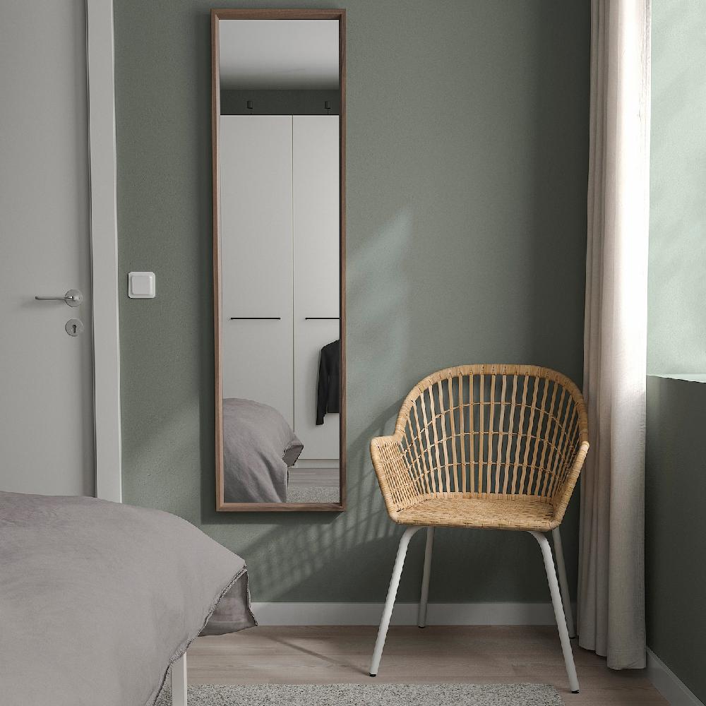 IKEA NISSEDAL Specchio Effetto Noce 40x150 Cm