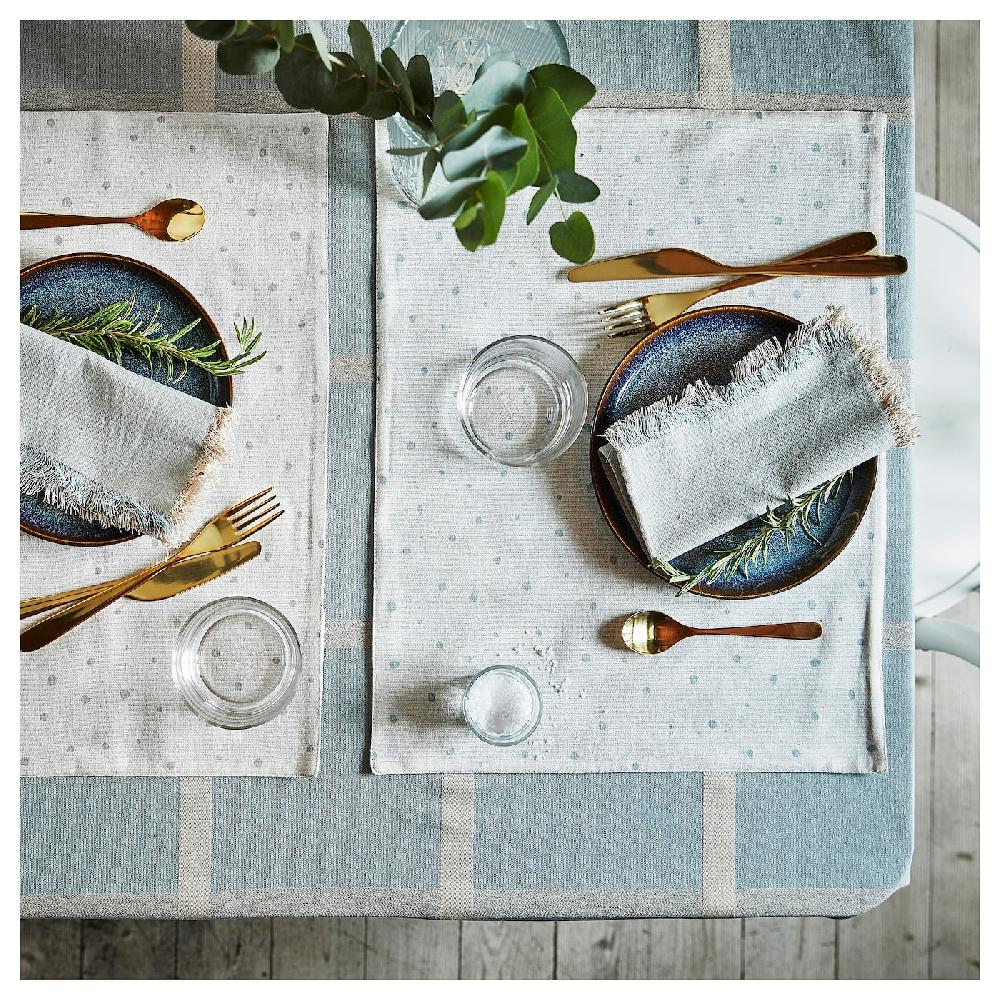 IKEA NISSÖGA Tovaglia Blu 145x240 Cm