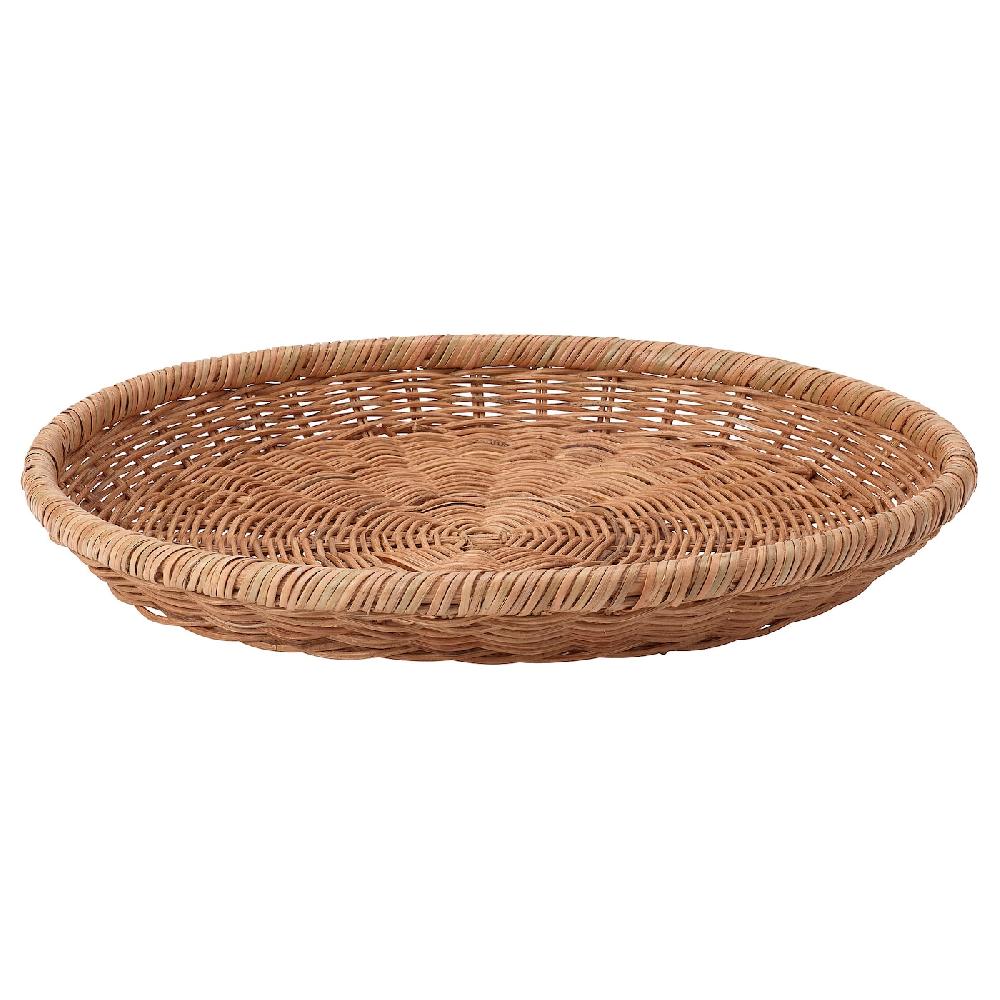 IKEA NÖJAKTIG Piatto decorativo rattan 43 cm