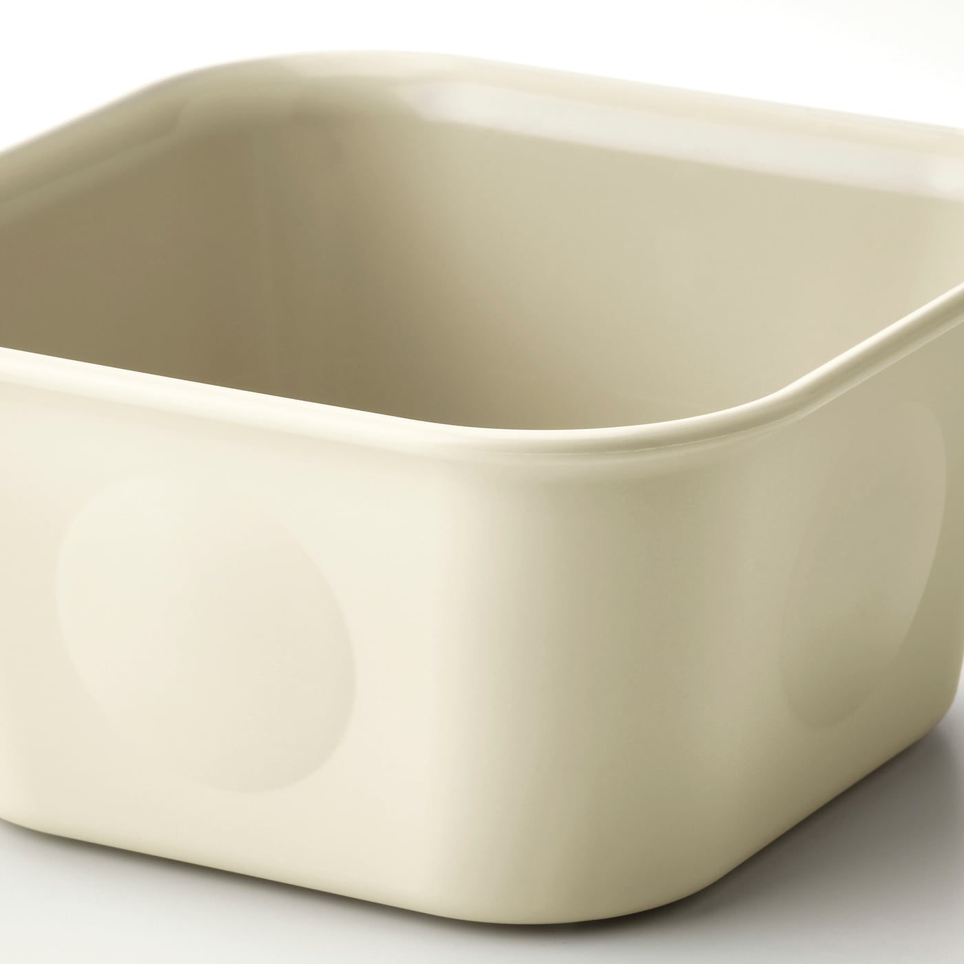 IKEA NOJIG Portaoggetti Plastica/beige 10x10x5 Cm