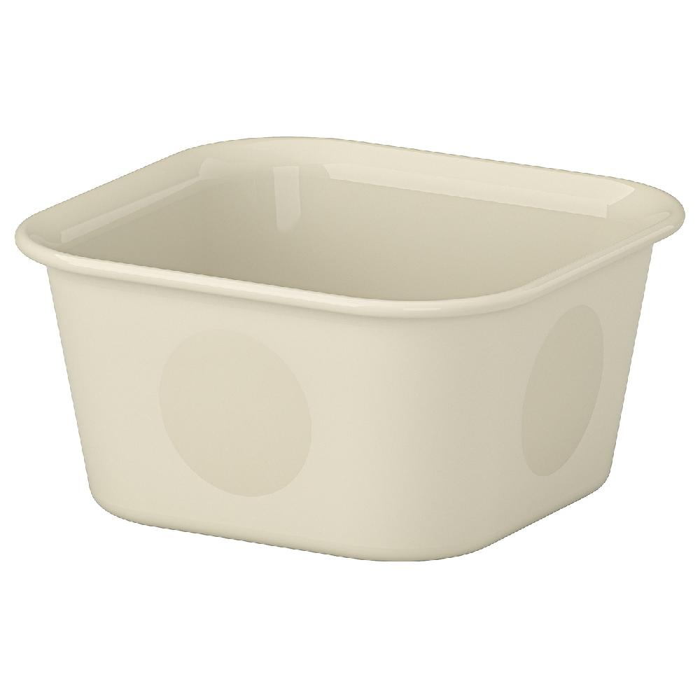 IKEA NOJIG Portaoggetti plastica/beige 10x10x5 cm