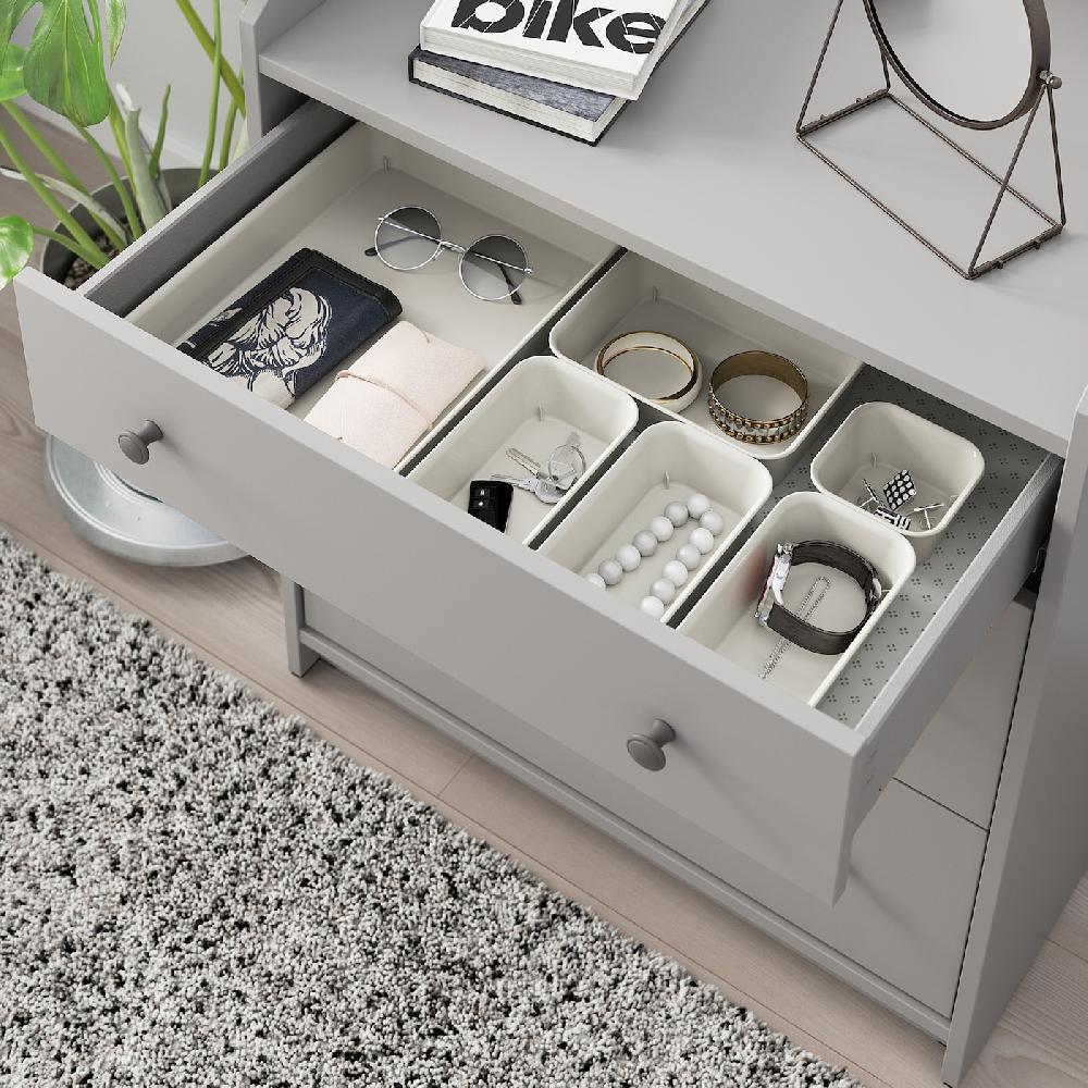 IKEA NOJIG Portaoggetti Plastica/beige 10x20x5 Cm