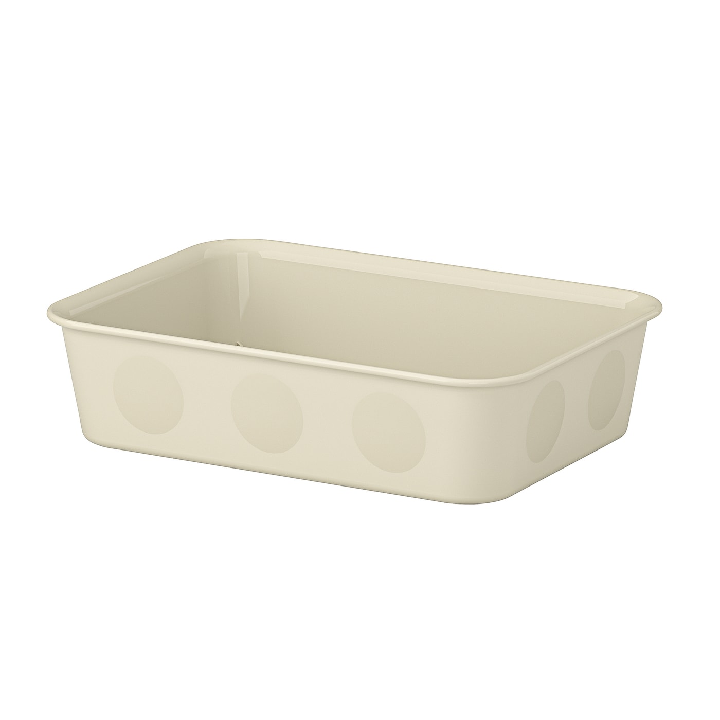 IKEA NOJIG Portaoggetti plastica/beige 15x20x5 cm