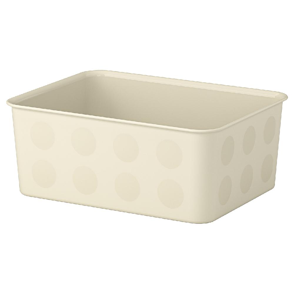 IKEA NOJIG Portaoggetti plastica/beige 20x25x10 cm