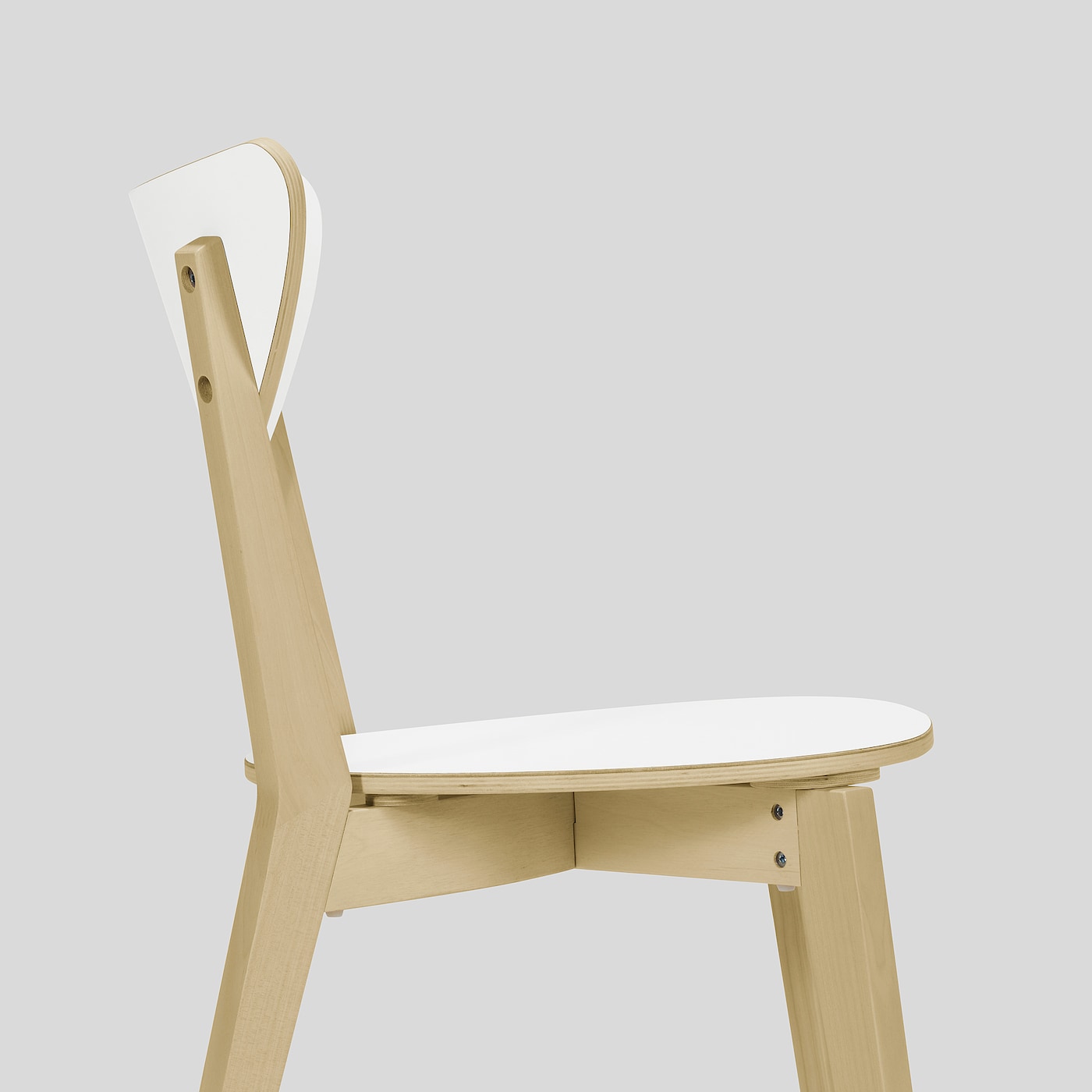 IKEA NORDMYRA Sedia Bianco/betulla
