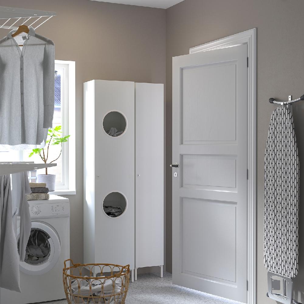IKEA NYSJÖN Mobile Per Il Bucato Bianco 40x190 Cm