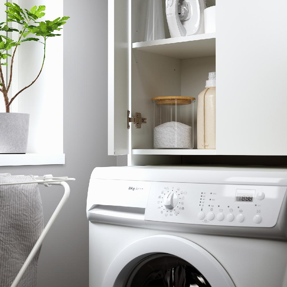 IKEA NYSJÖN Mobile Per Lavatrice Bianco 65x190 Cm
