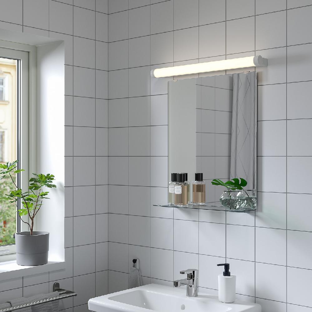 IKEA NYSJÖN Specchio Con Mensola Bianco 50x60 Cm