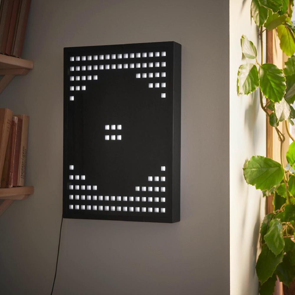 IKEA OBEGRÄNSAD Lampada Da Parete A LED Nero