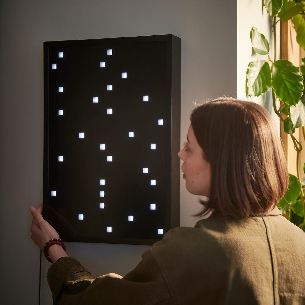 IKEA OBEGRÄNSAD Lampada Da Parete A LED Nero