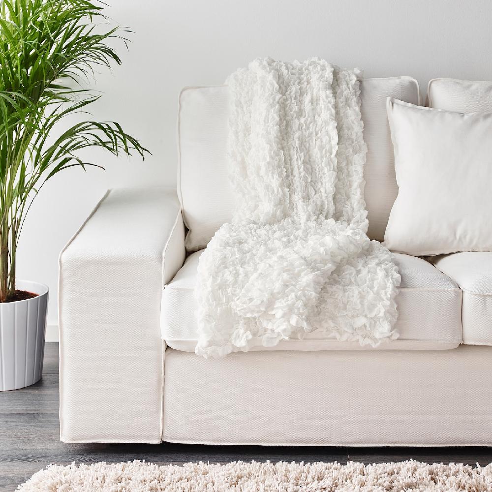 IKEA OFELIA Coperta Bianco 130x170 Cm