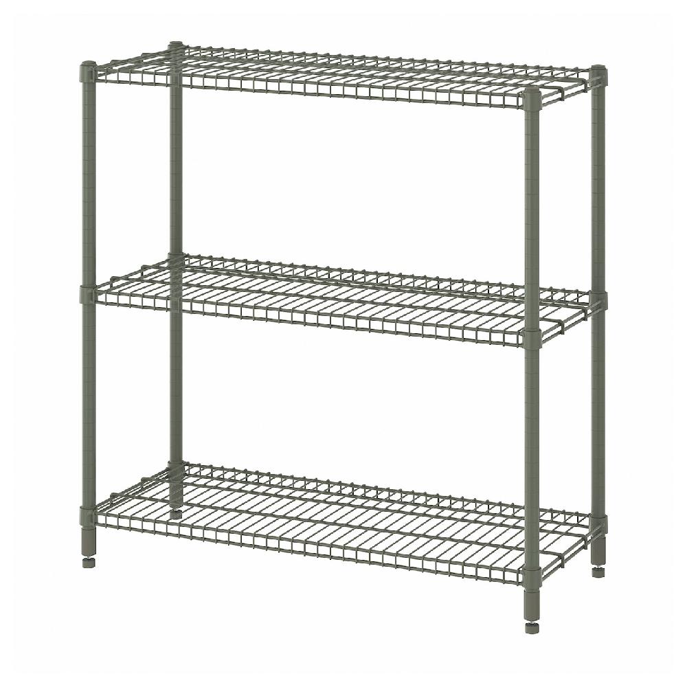 IKEA OMAR Scaffale grigio-verde 92x36x94 cm