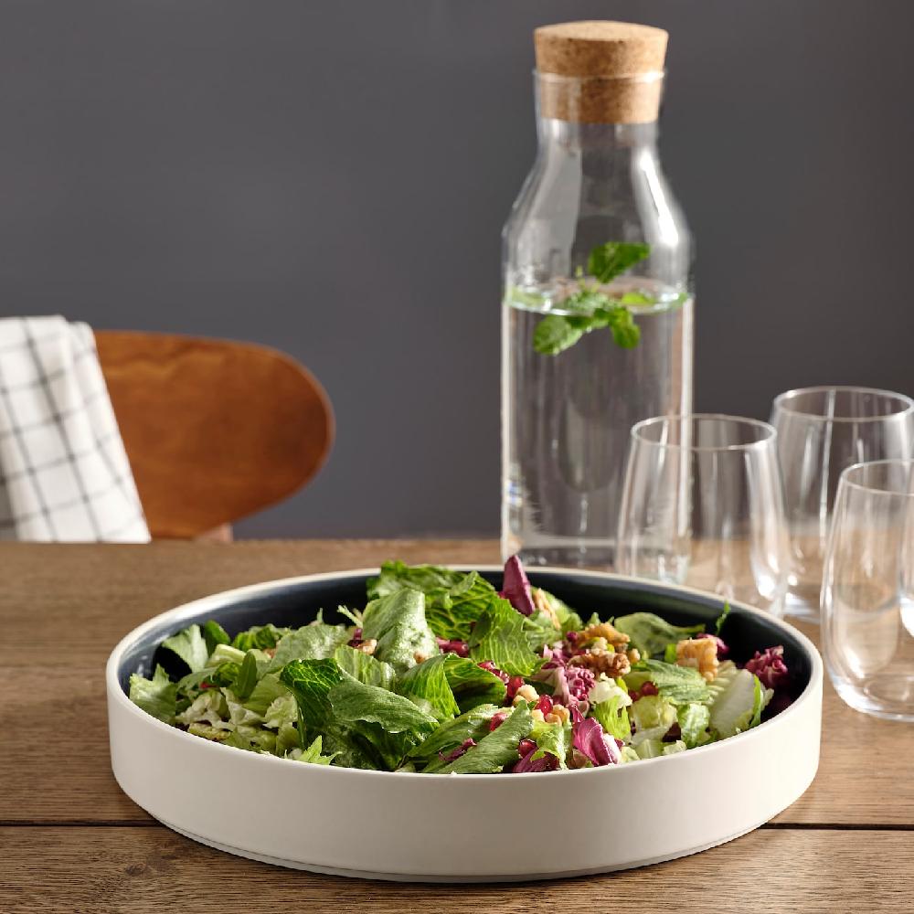 IKEA OMBONAD Piatto Da Portata Grigio Scuro 29 Cm