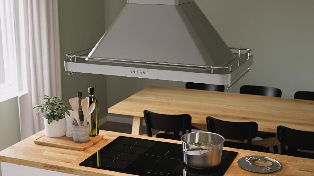 IKEA OMNEJD Cappa Aspirante Da Soffitto Inox 90 Cm
