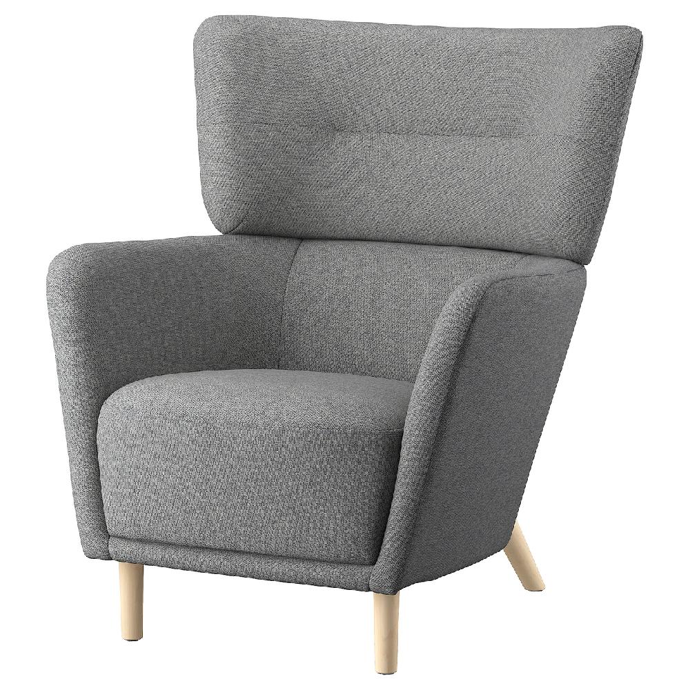IKEA OSKARSHAMN Poltrona Tibbleby beige/grigio