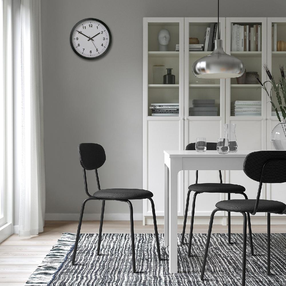 IKEA ÖSTANÖ Sedia Nero Remmarn/grigio Scuro