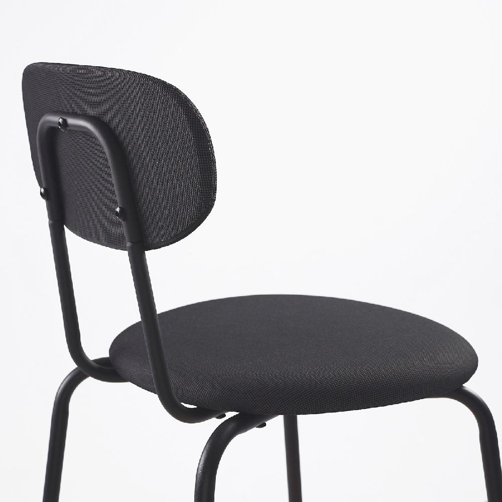 IKEA ÖSTANÖ Sedia Nero Remmarn/grigio Scuro