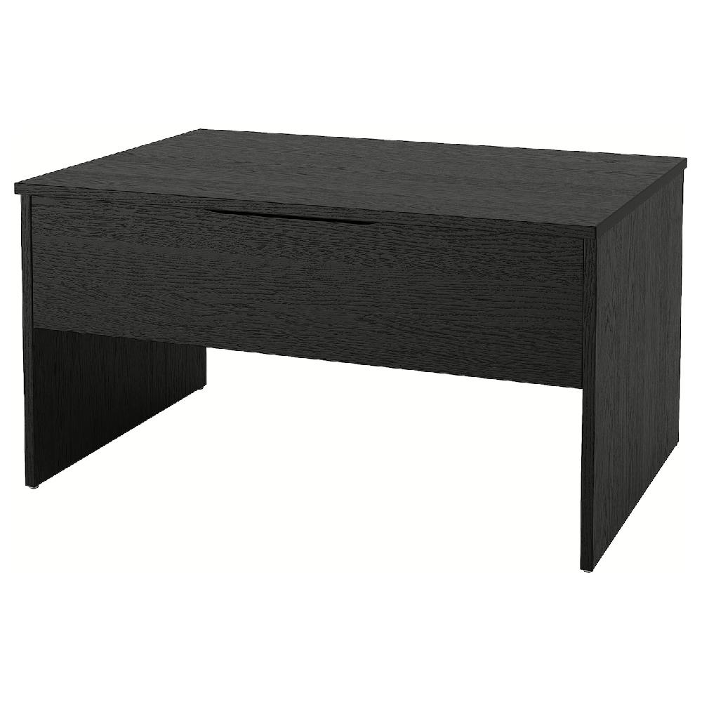 IKEA ÖSTAVALL Tavolino Regolabile Nero 90 Cm