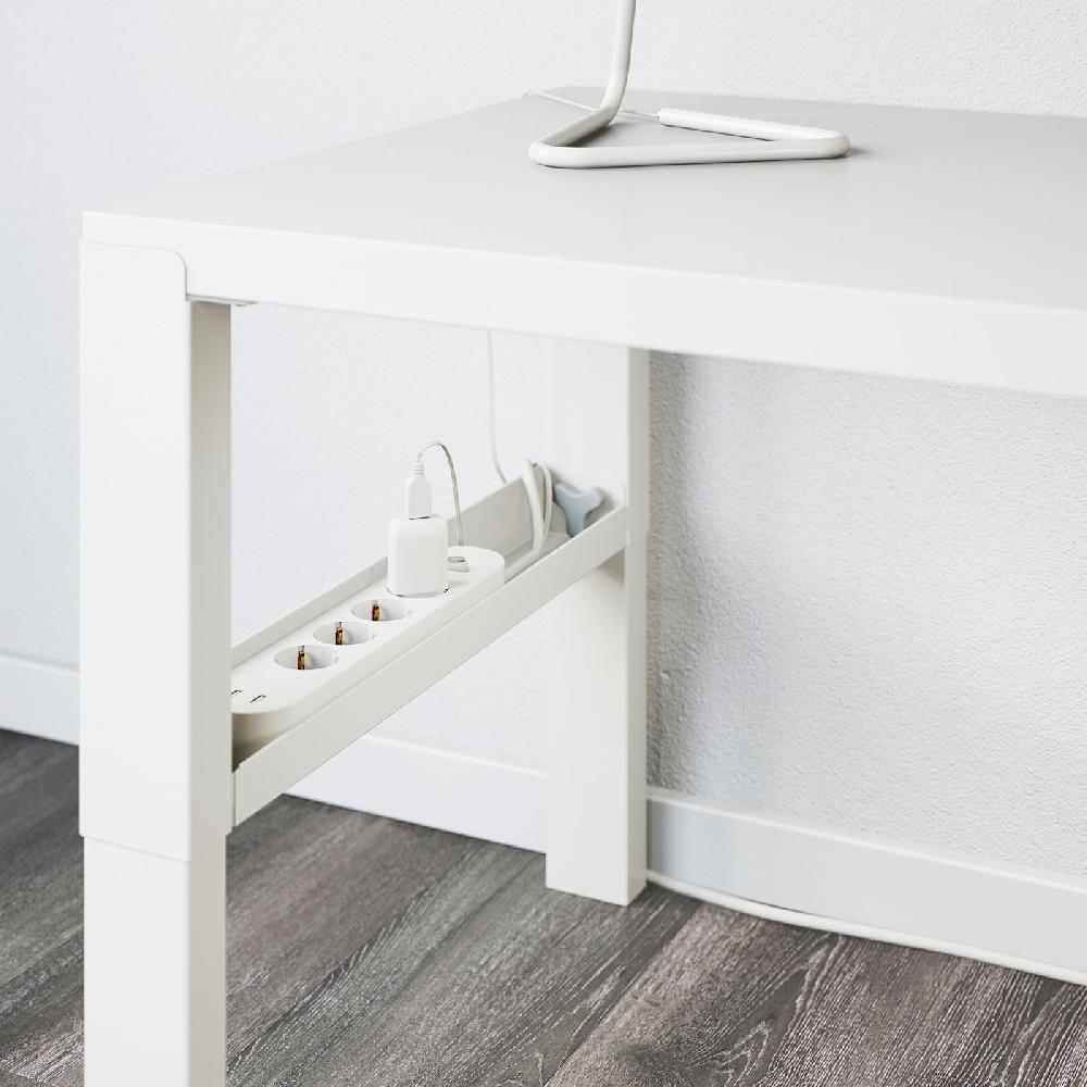 IKEA PÅHL Scrivania Con Scaffale Bianco 96x58 Cm