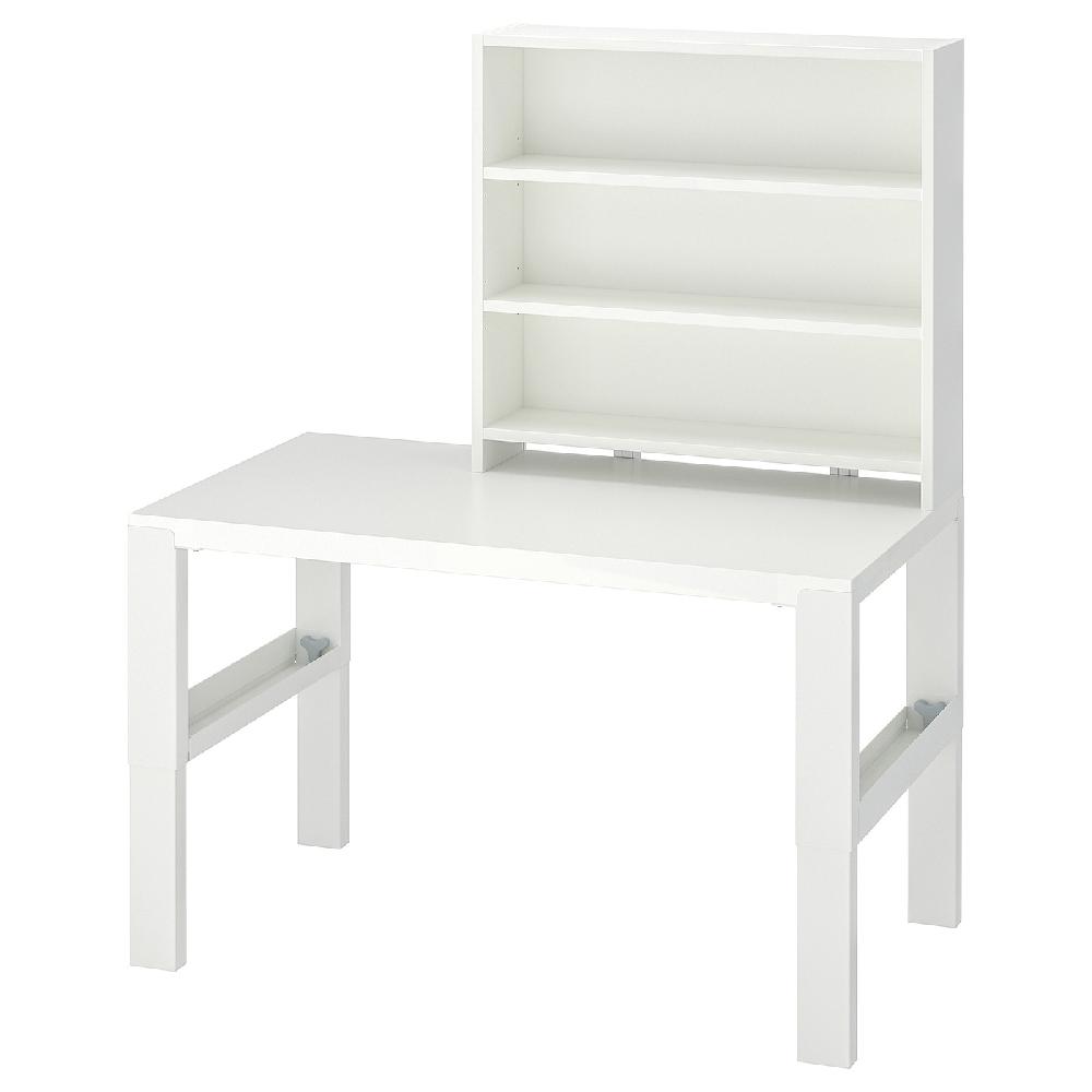 IKEA PÅHL Scrivania con scaffale bianco 96x58 cm