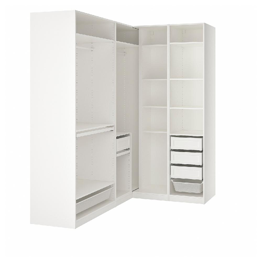 IKEA PAX Guardaroba angolare bianco 211/161x236 cm