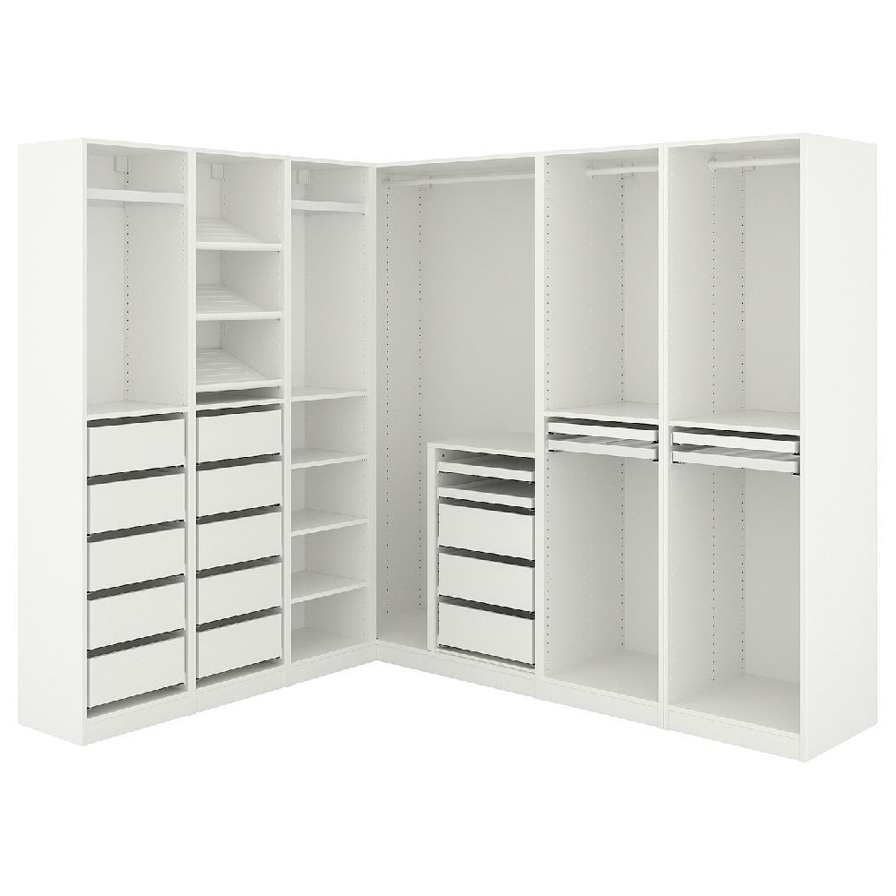 IKEA PAX Guardaroba angolare bianco 211/213x201 cm