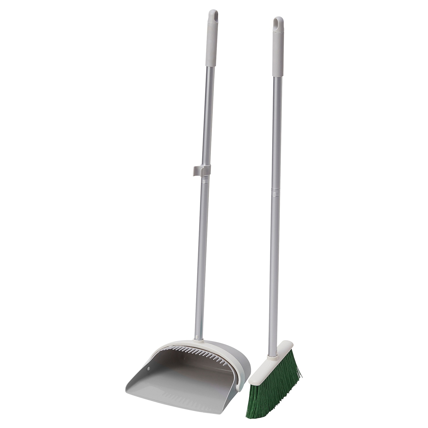 IKEA PEPPRIG Scopa/paletta grigio/verde