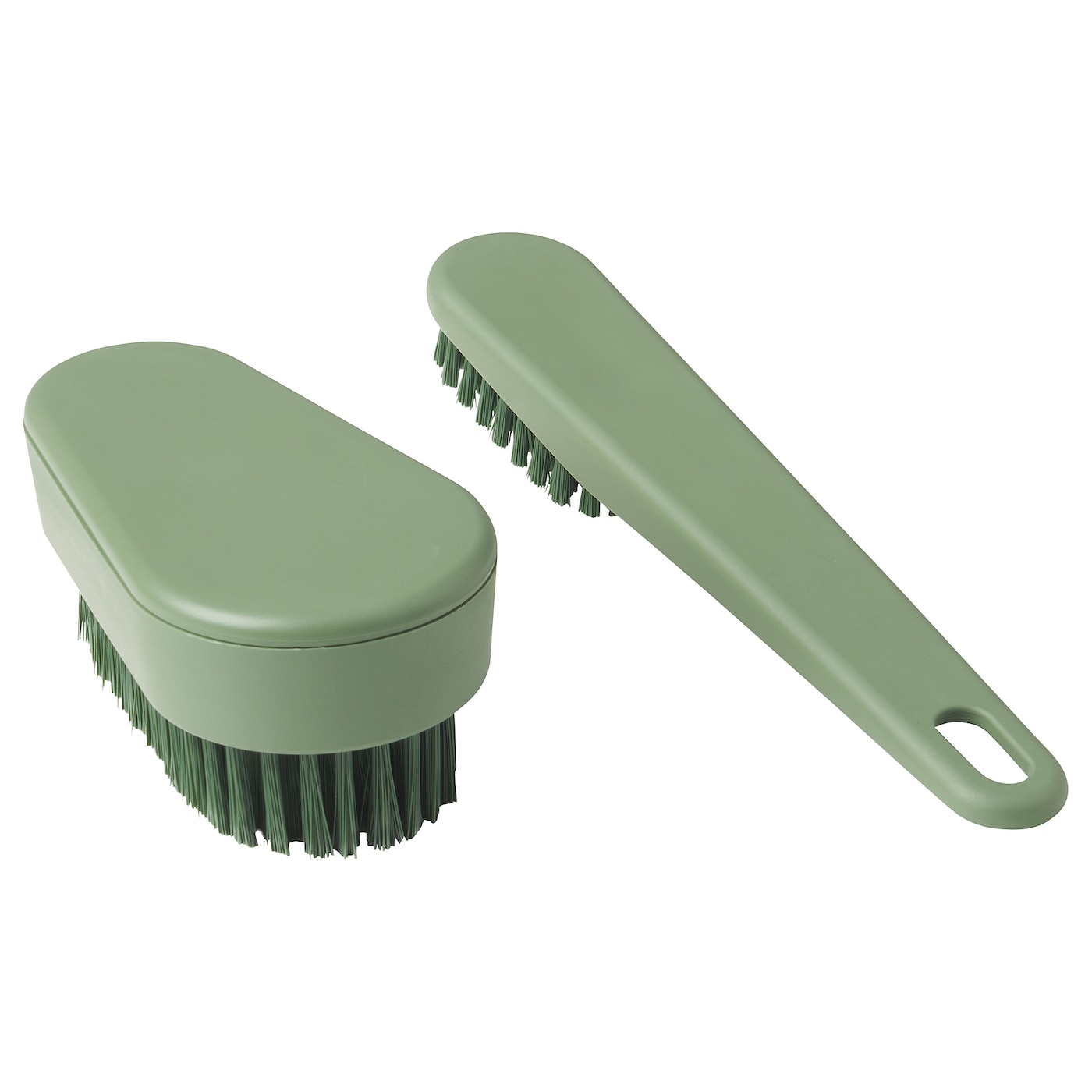 IKEA PEPPRIG Set Di 2 Spazzole Verde