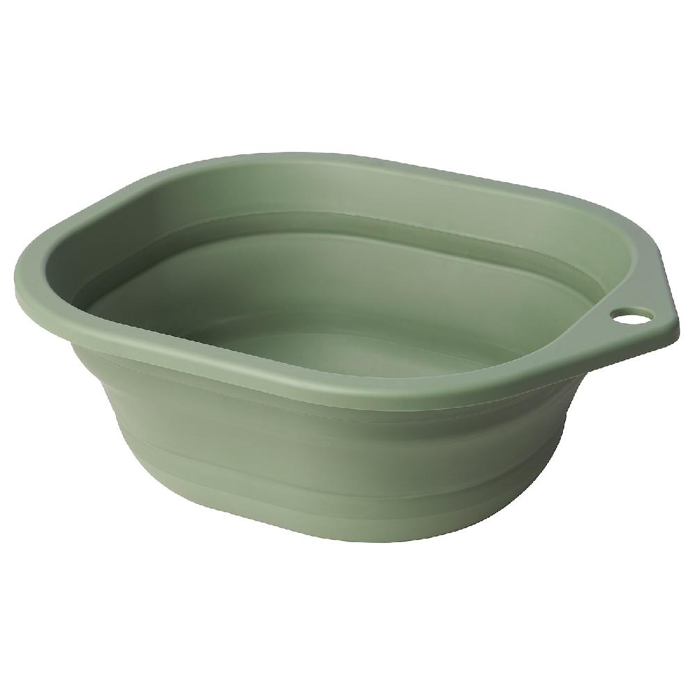IKEA PEPPRIG Vaschetta Pieghevole/verde 10 L