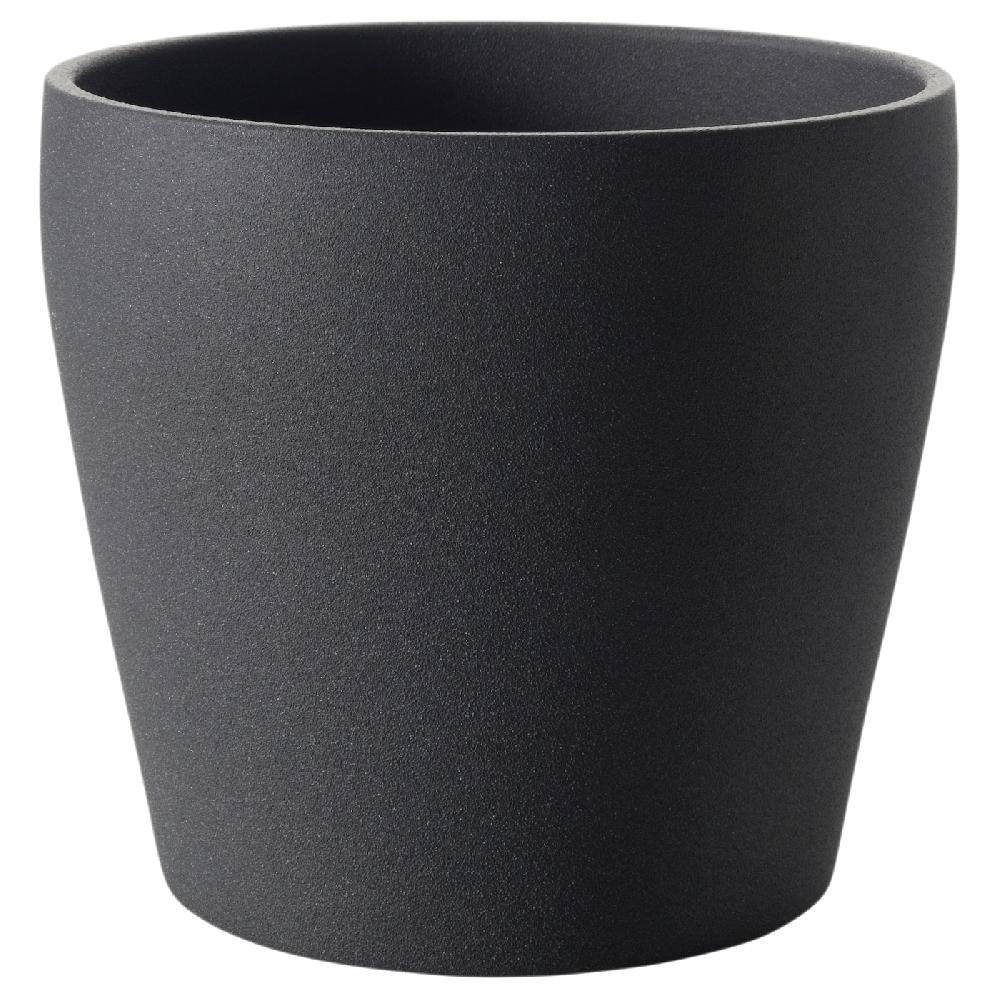 IKEA PERSILLADE Portavasi grigio scuro 12 cm