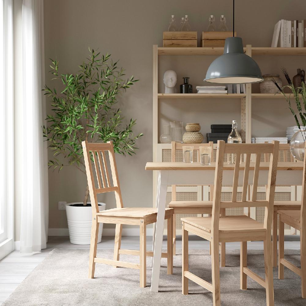 IKEA PINNTORP Sedia Mordente Marrone Chiaro