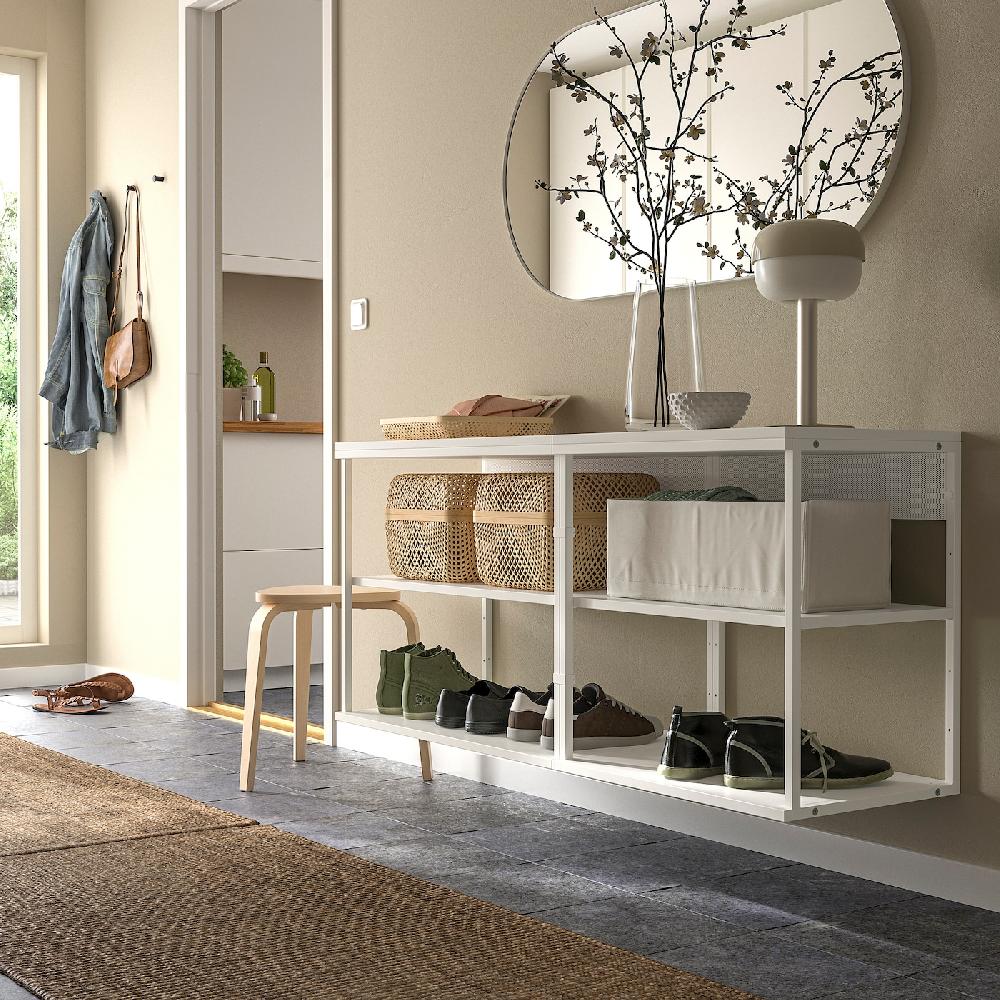 IKEA PLATSA Scaffale A Giorno Bianco 140x40x63 Cm