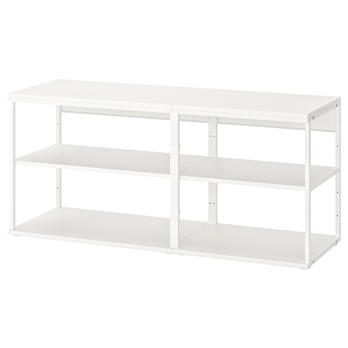 IKEA PLATSA Scaffale a giorno bianco 140x40x63 cm