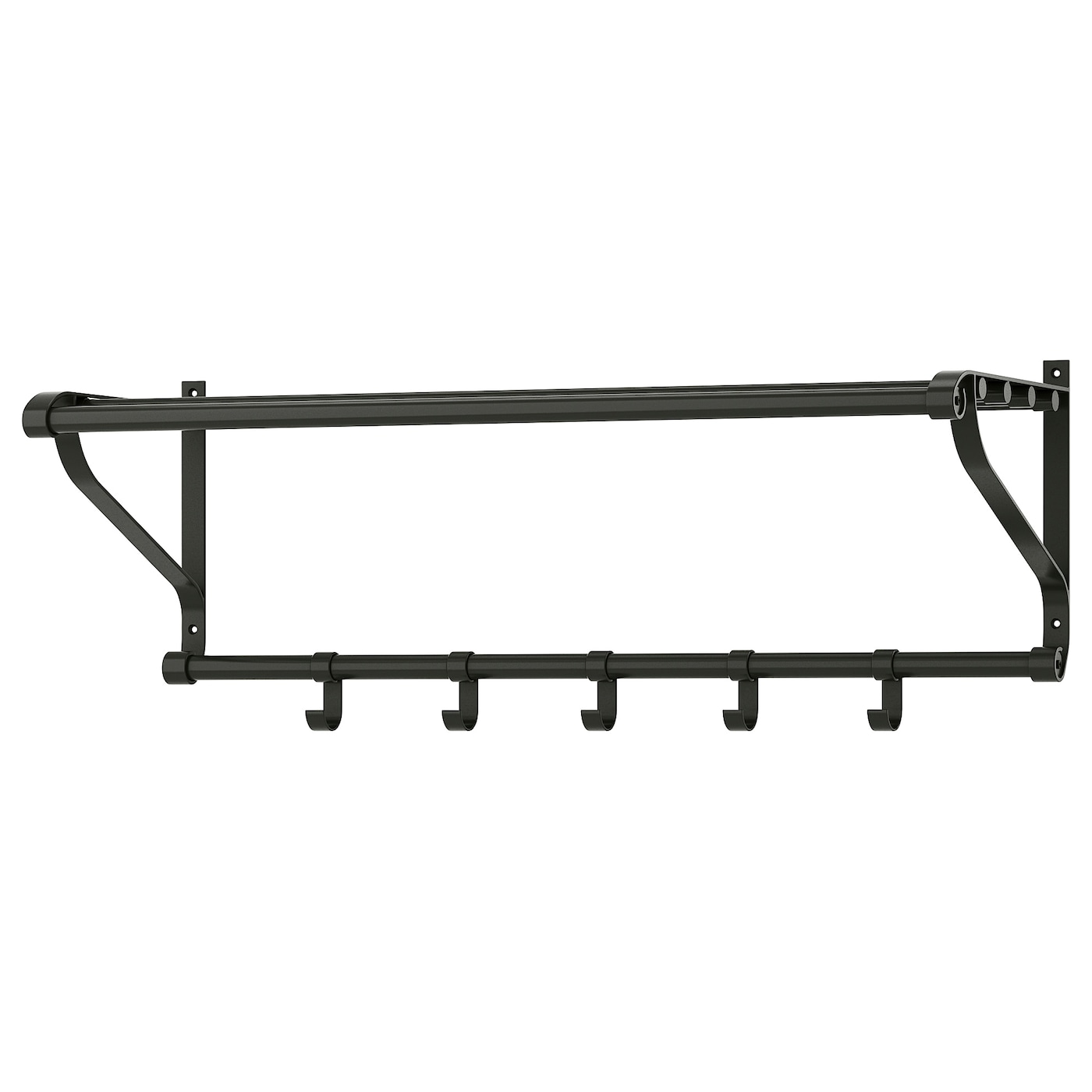 IKEA PORTIS Rastrelliera per cappelli nero 90 cm