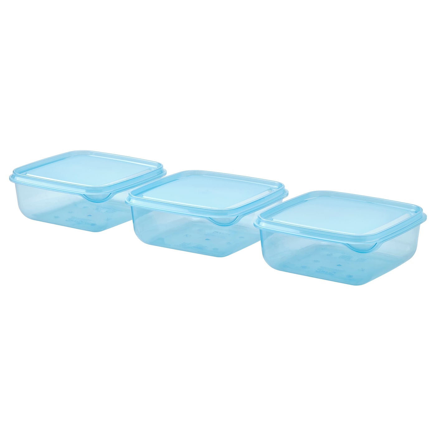 IKEA PRUTA Contenitore con coperchio blu 0.6 l