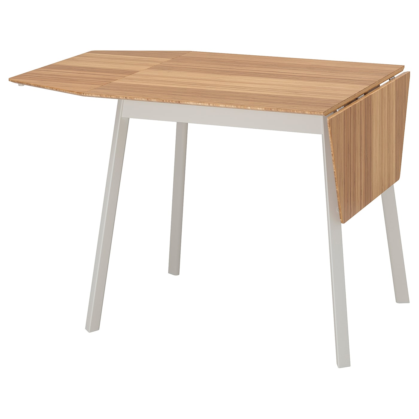 IKEA IKEA PS 2012 Tavolo Con Ribalte Bambù/bianco 74/106/138x80 Cm