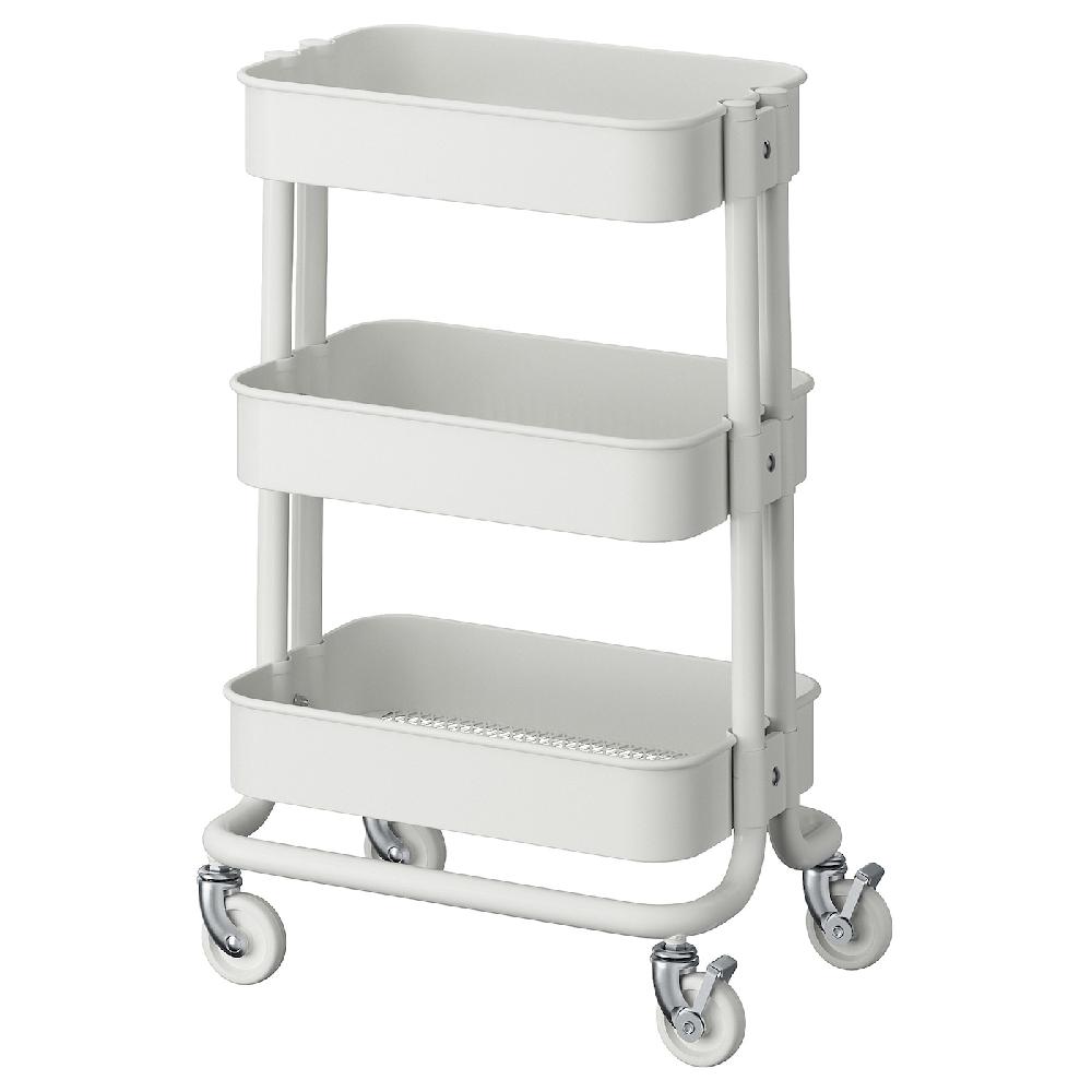 IKEA RÅSKOG Carrello Bianco 28x38x61 Cm