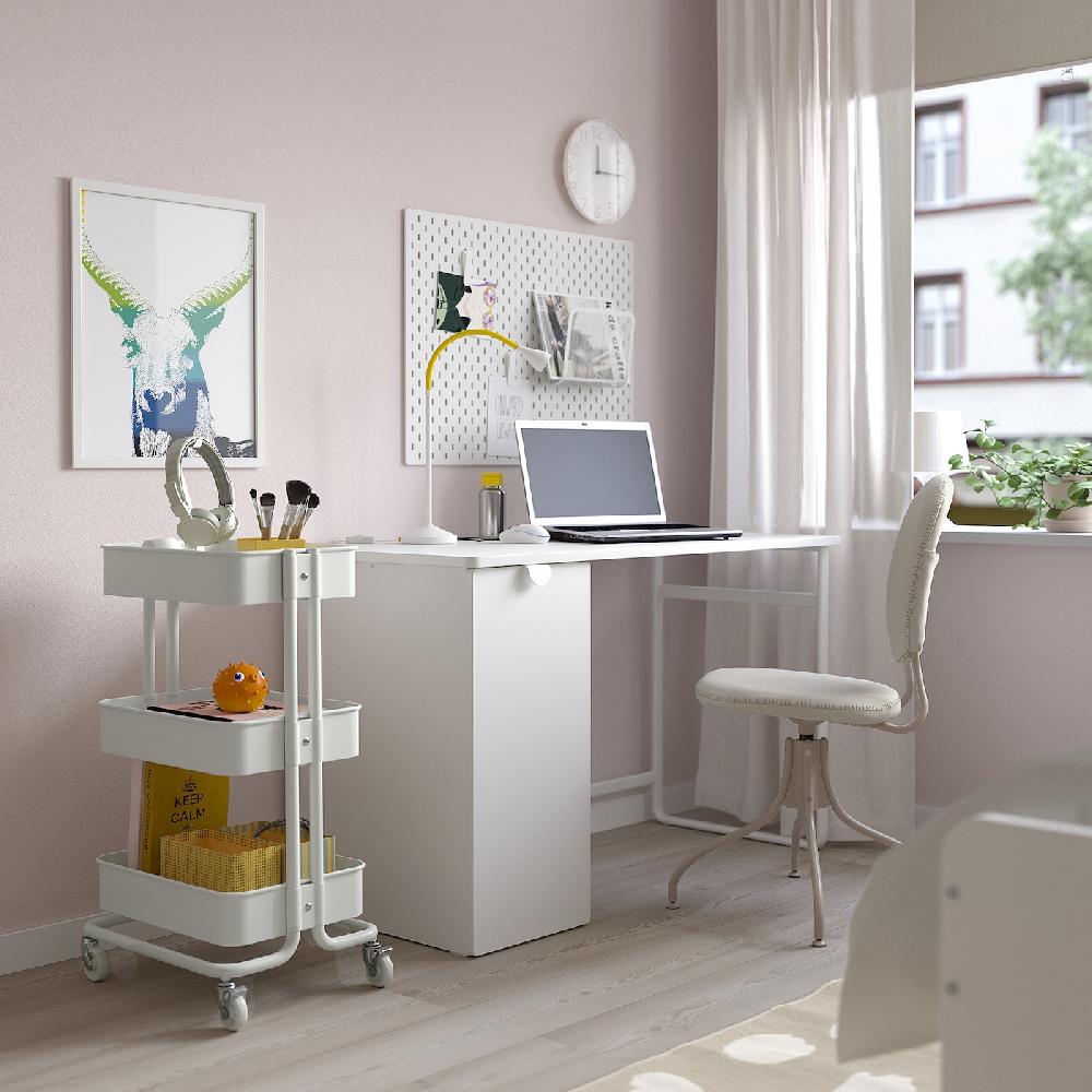 IKEA RÅSKOG Carrello Bianco 35x45x77 Cm