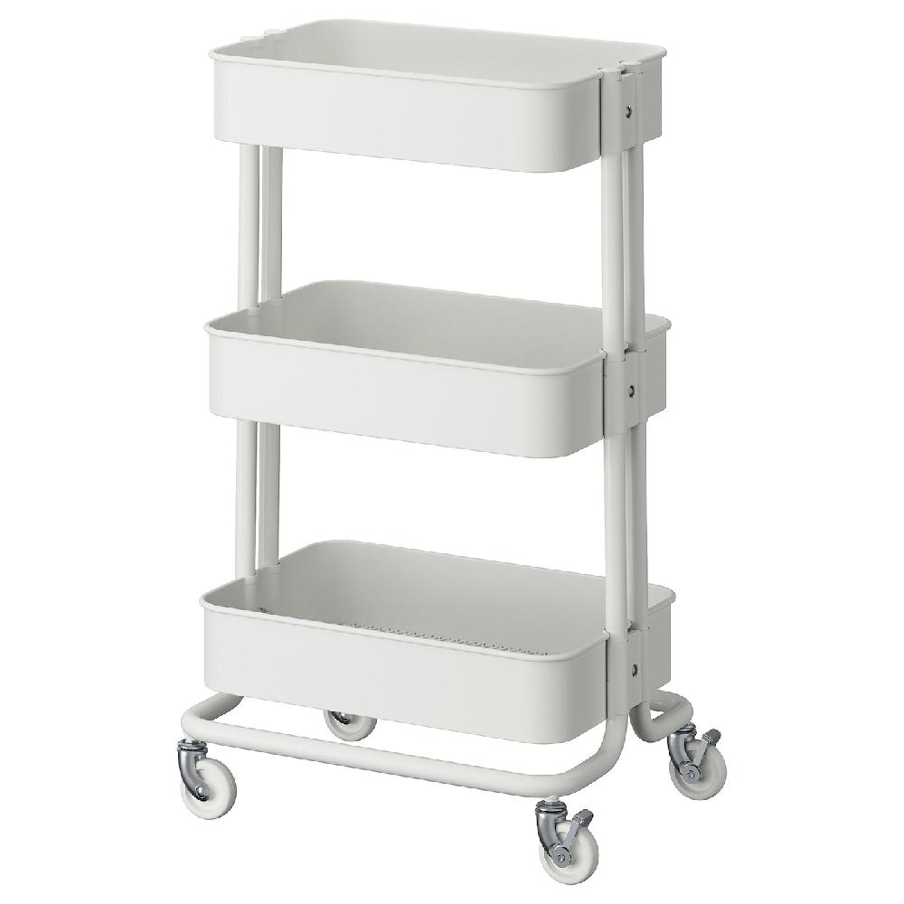 IKEA RÅSKOG Carrello Bianco 35x45x77 Cm