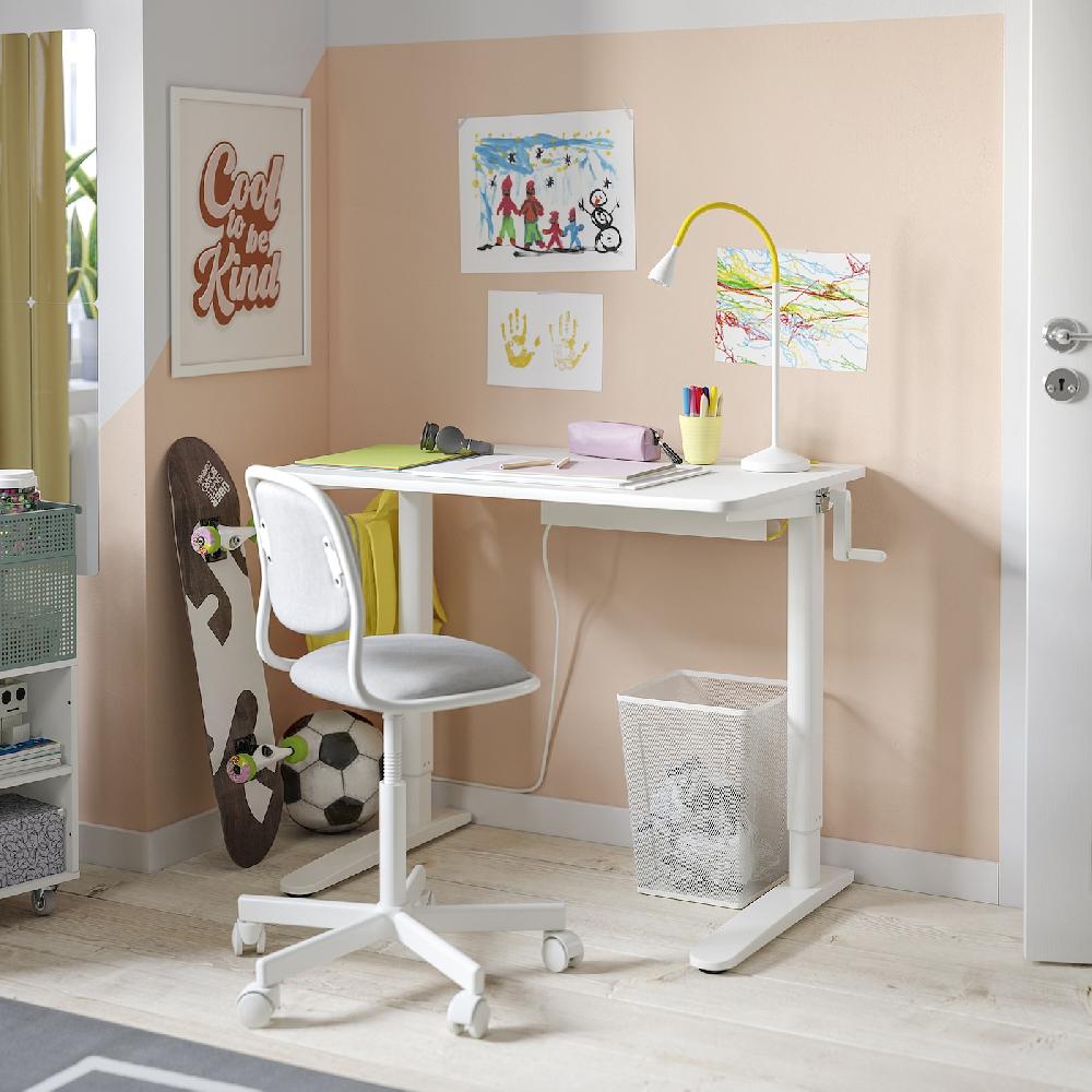 IKEA RELATERA Piano Tavolo Bianco 90x60 Cm