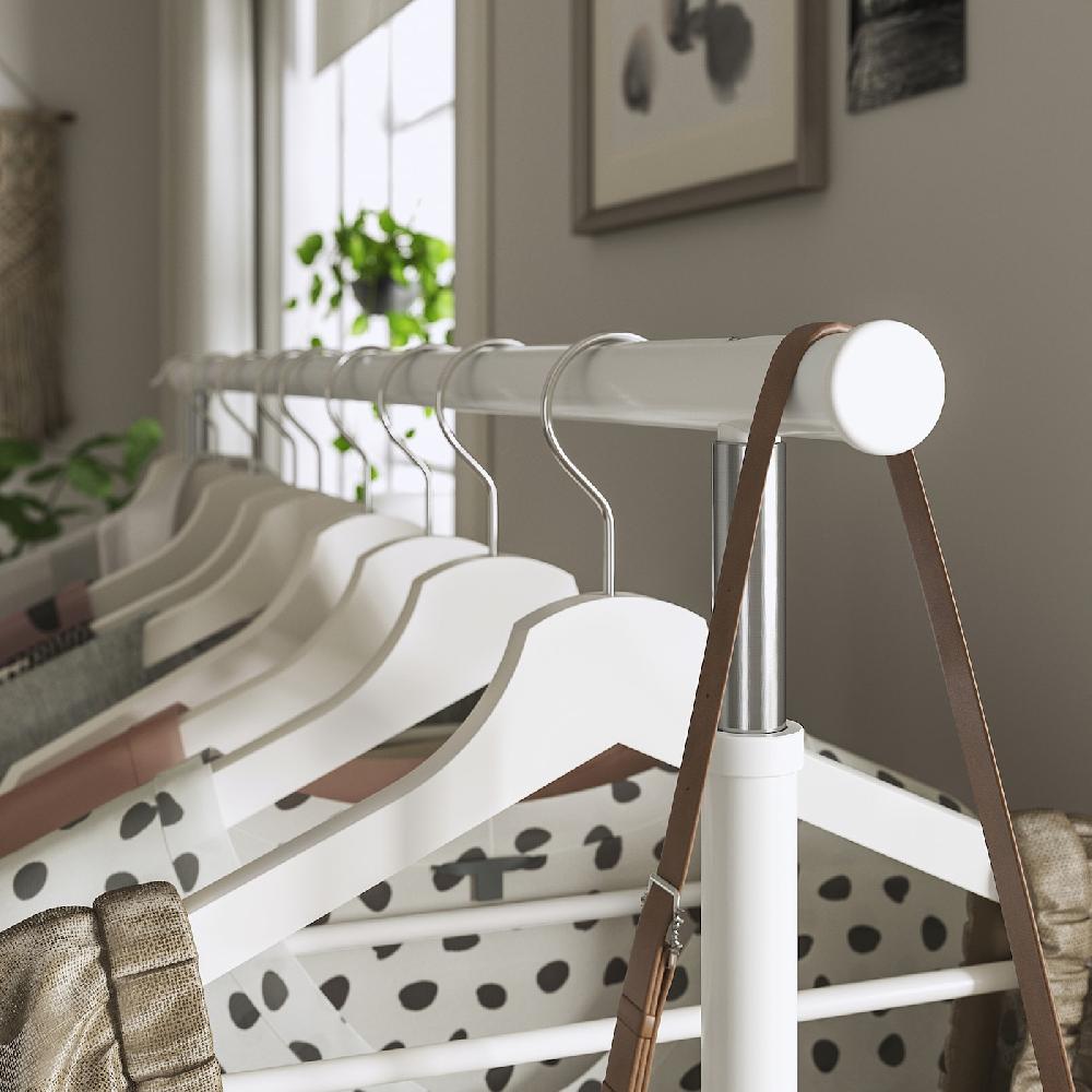 IKEA RIGGA Stand Appendiabiti Bianco