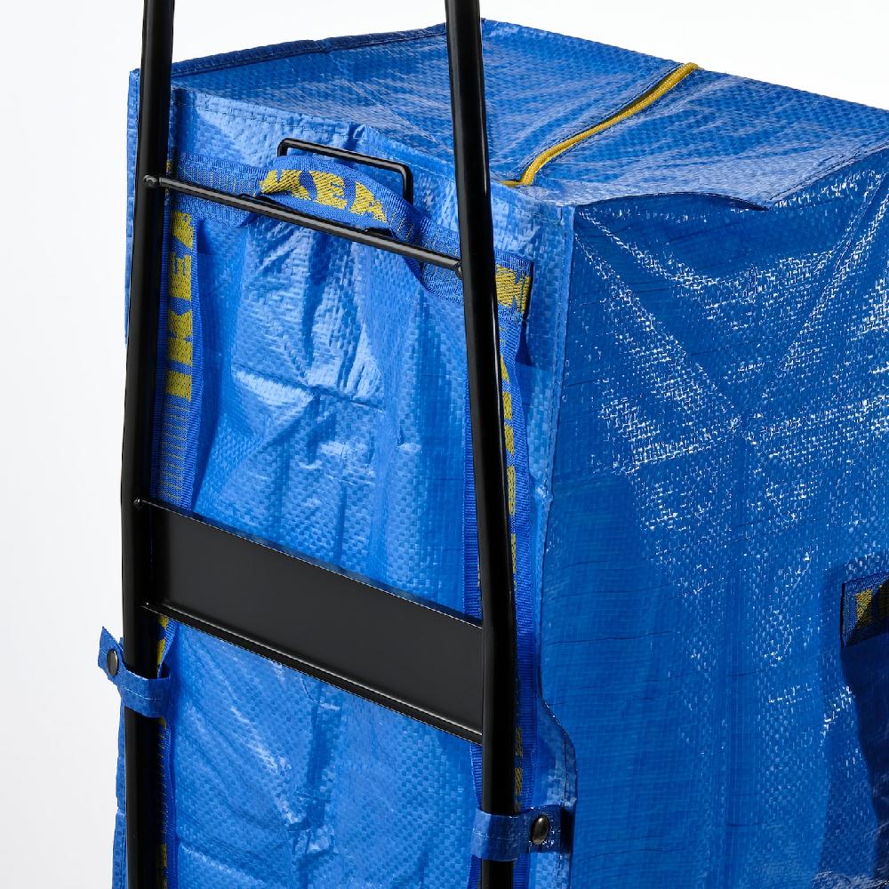 IKEA RULLEBÖR / FRAKTA Carrello Con Borsa Nero/blu