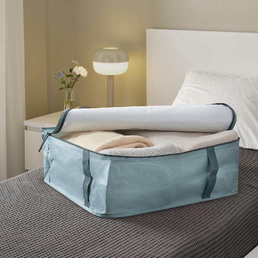 IKEA SÄCKKÄRRA Custodia Turchese 55x49x19 Cm