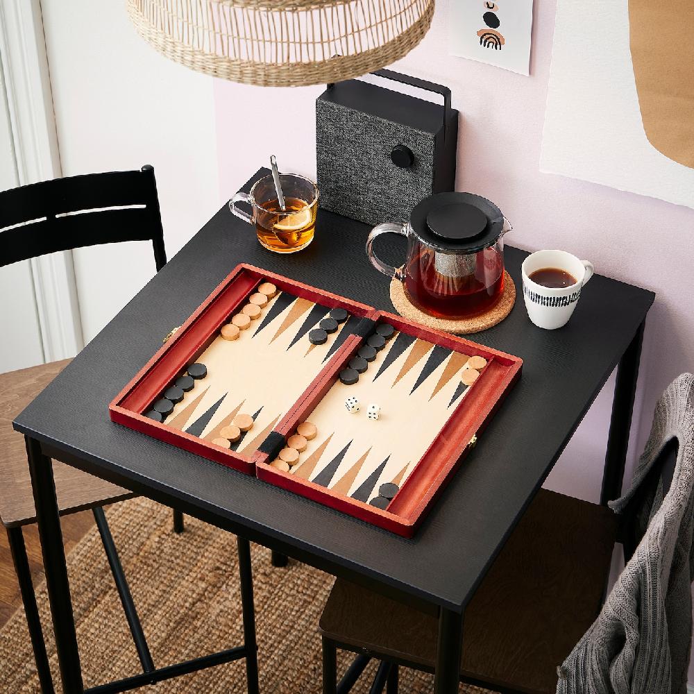 IKEA SANDSBERG Tavolo Bar Nero 67x67 Cm