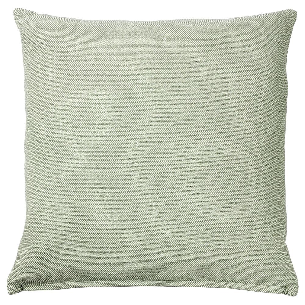 IKEA SANDTRAV Cuscino grigio-verde/bianco 45x45 cm