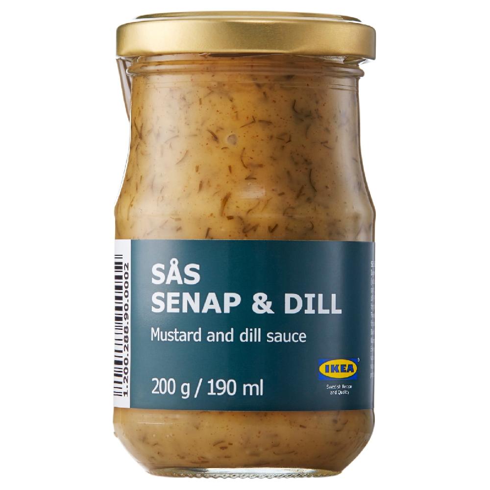 IKEA SÅS SENAP & DILL Salsa Per Salmone Marinato