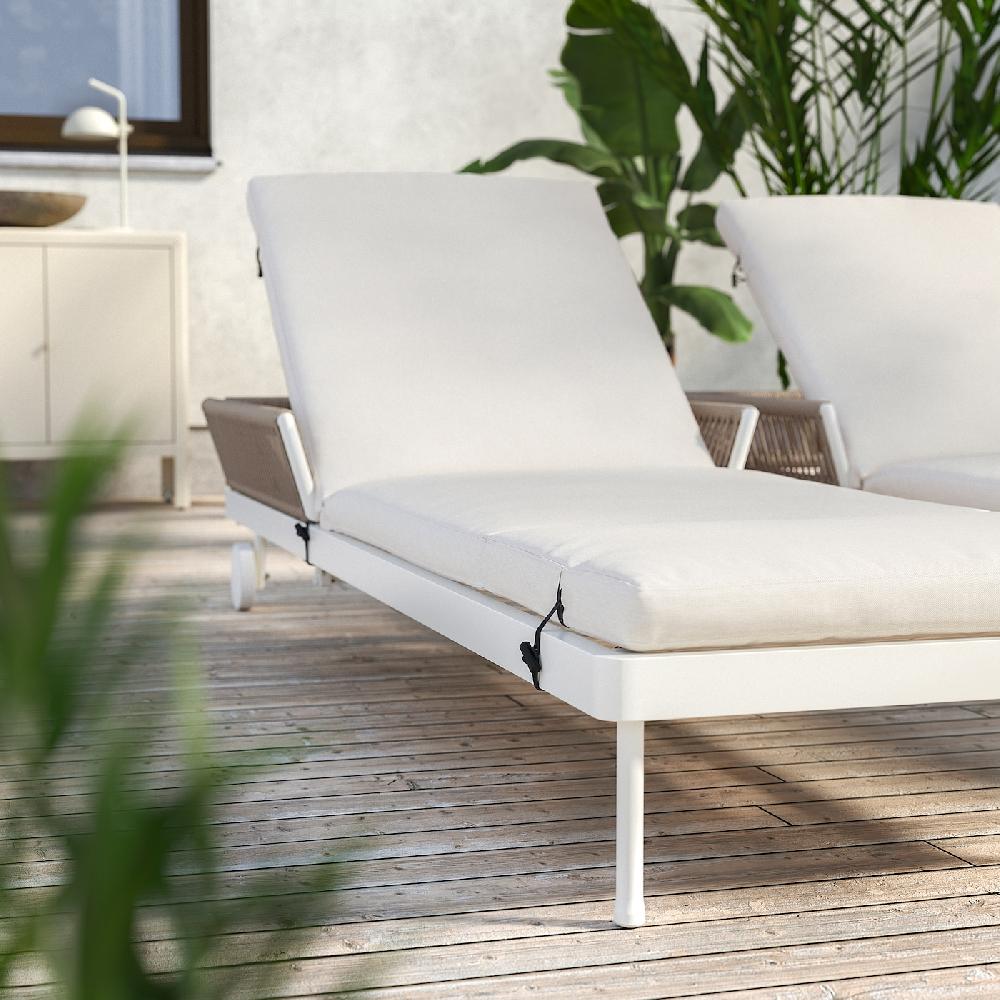IKEA SEGERÖN Lettino Bianco/beige