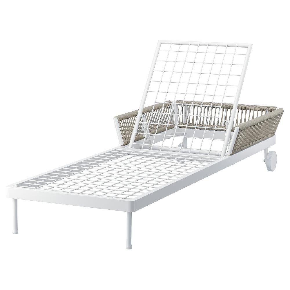 IKEA SEGERÖN Lettino bianco/beige